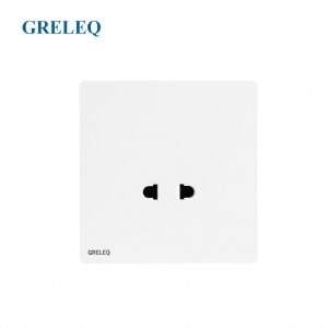 Bộ ổ cắm đơn 2 chấu C8-006S-W