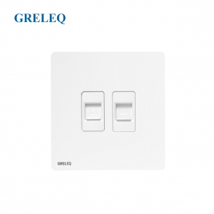 Bộ ổ cắm Điện thoại + Máy tính C8-019TL-W