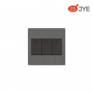 Công tắc 3 phím (8*8) JY-53552 FS GB