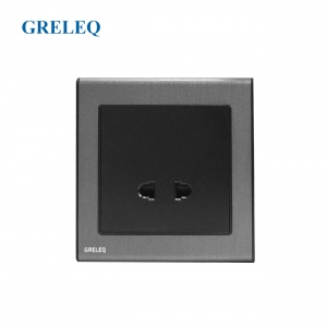 Bộ ổ cắm đơn 2 chấu F3-006S-BG