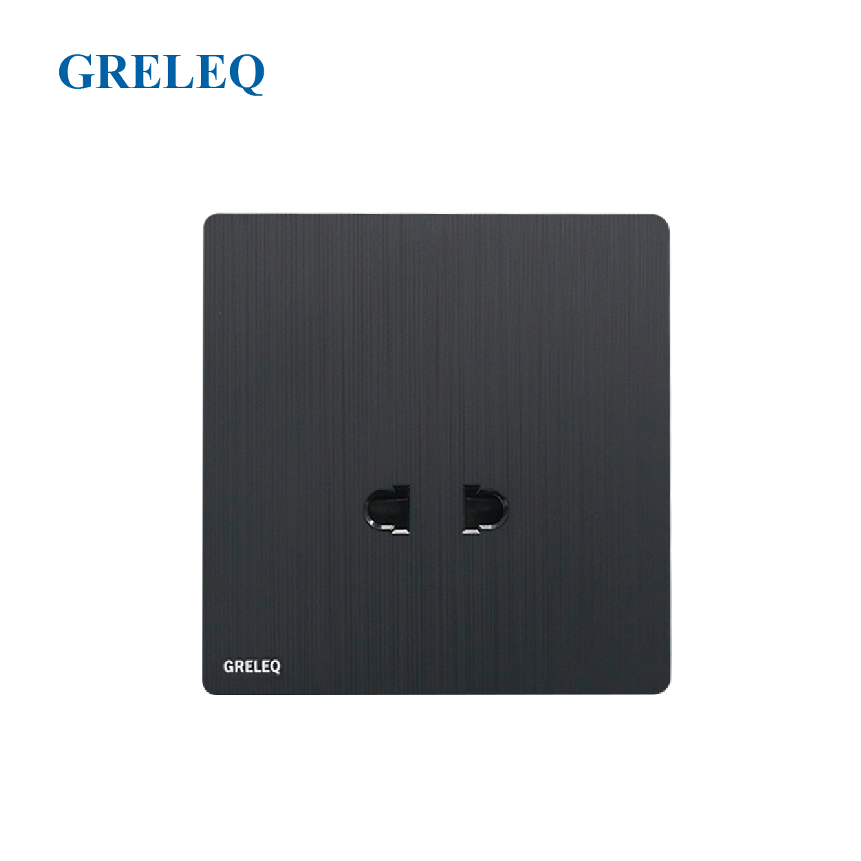 Bộ ổ cắm đơn 2 chấu C8-006S-B