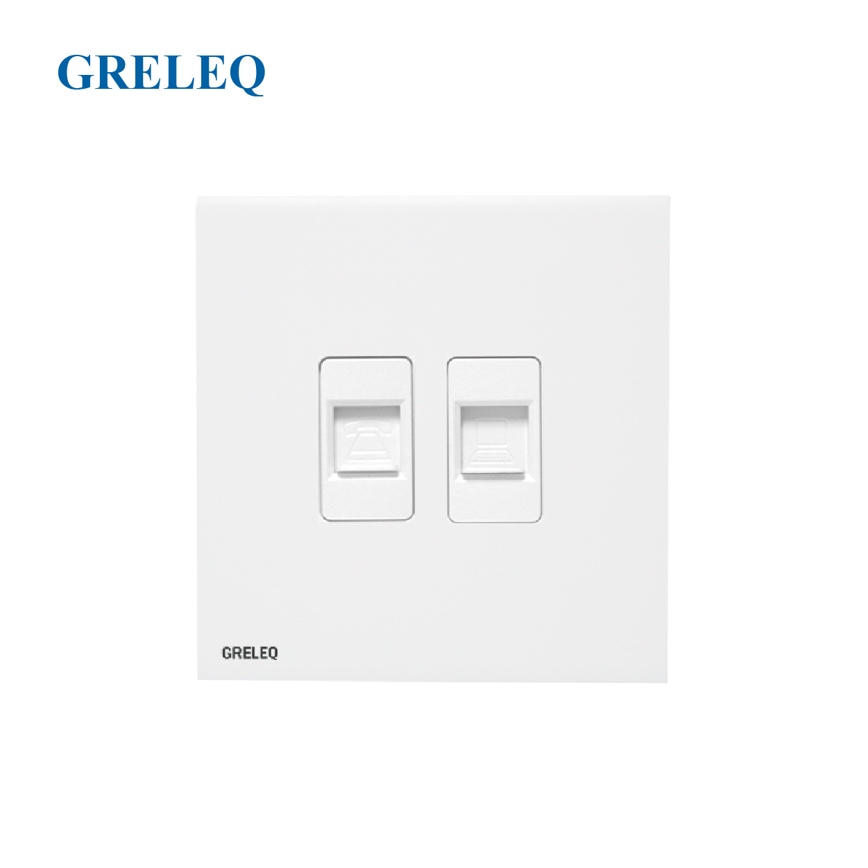 Bộ ổ cắm Điện thoại + Máy tính C9-019TL-W