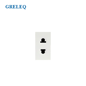 Ổ cắm đơn 2 chấu cỡ nhỏ M-006SSA-W